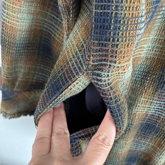 Free People Anneli Plaid Shirt Jacket Shacket Size Small - Picture 7 of 14